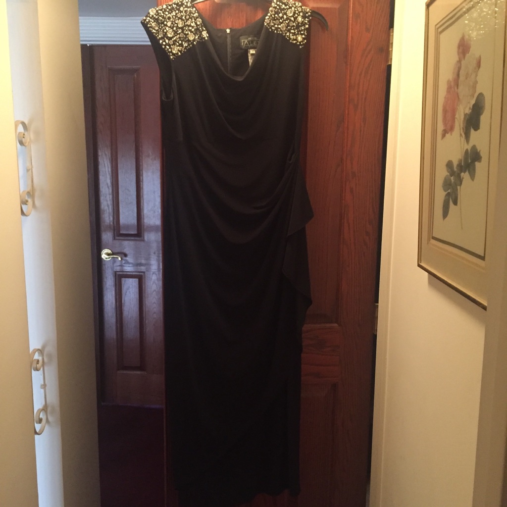 Alex Evenings Black Dress